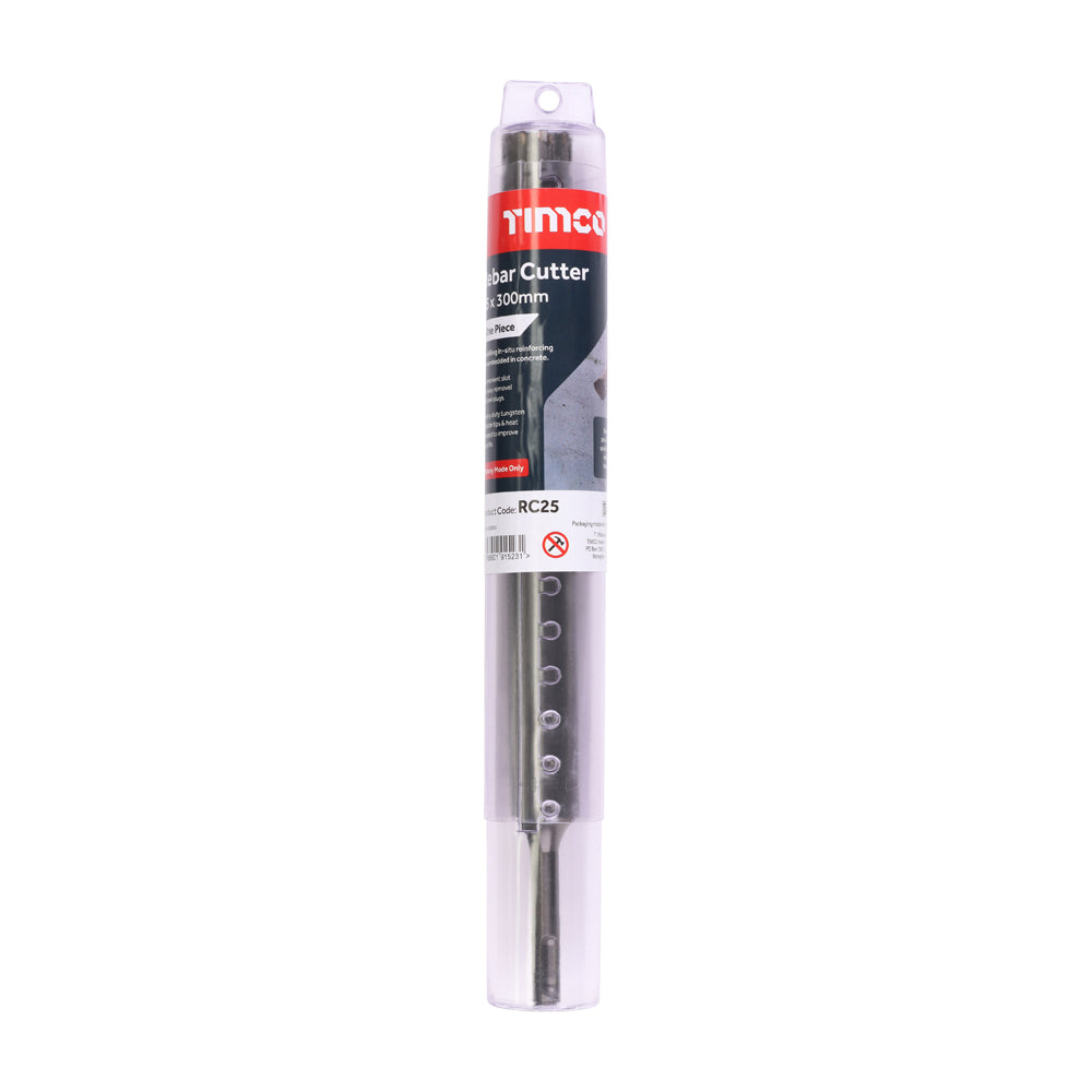 TIMCO SDS Plus Rebar Cutter - One Piece - 25 x 300