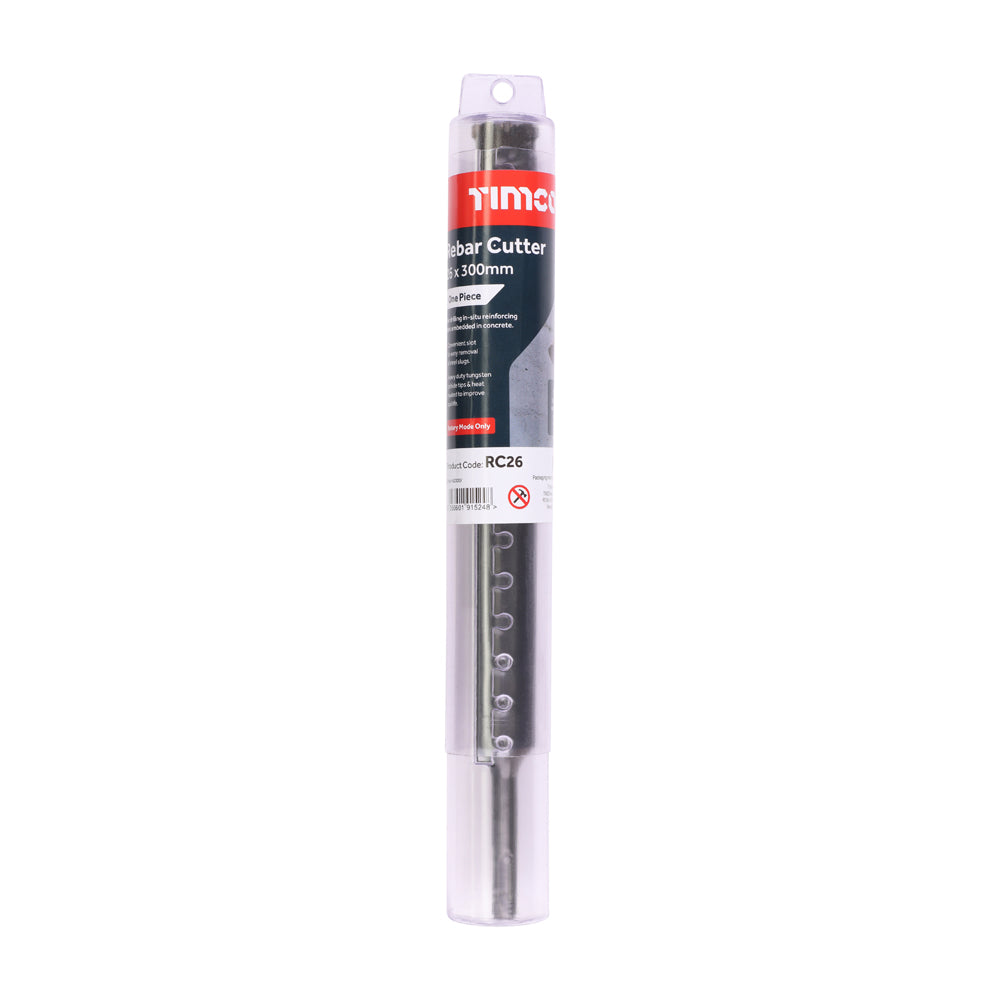 TIMCO SDS Plus Rebar Cutter - One Piece - 26 x 300