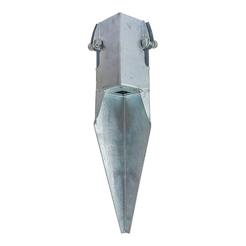 TIMCO Repair Post Spike Bolt Secure Hot Dipped Galvanised - 100mm - Image