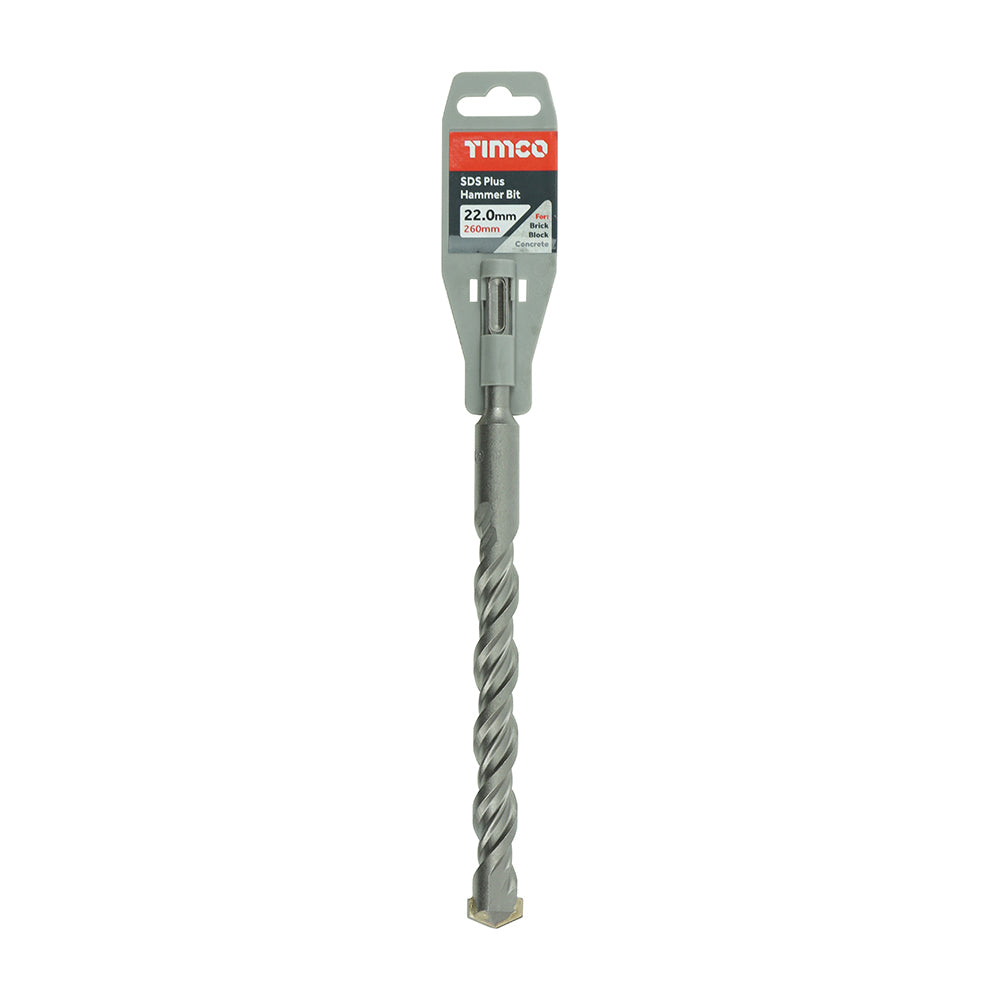 TIMCO SDS Plus Hammer Bits - 22.0 x 260 - Image
