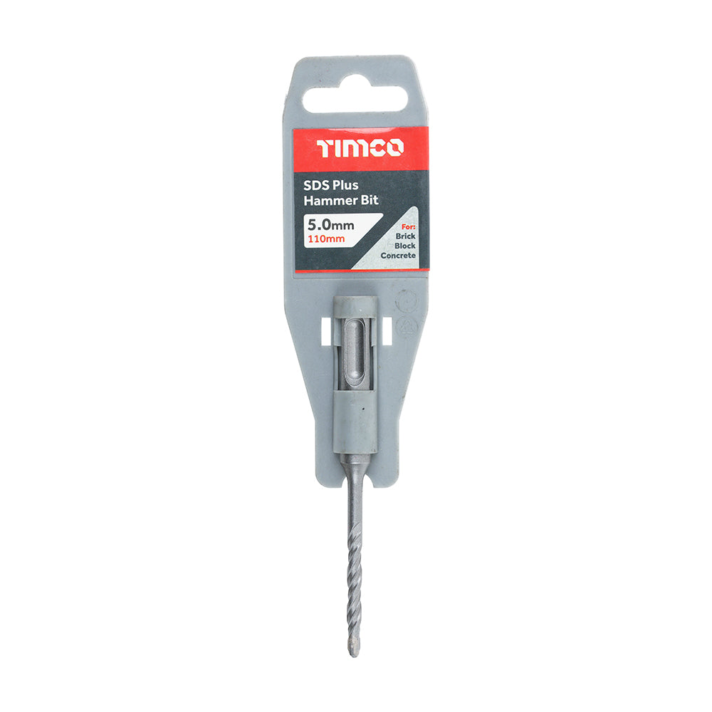 TIMCO SDS Plus Hammer Bits - 5.0 x 110 - Image