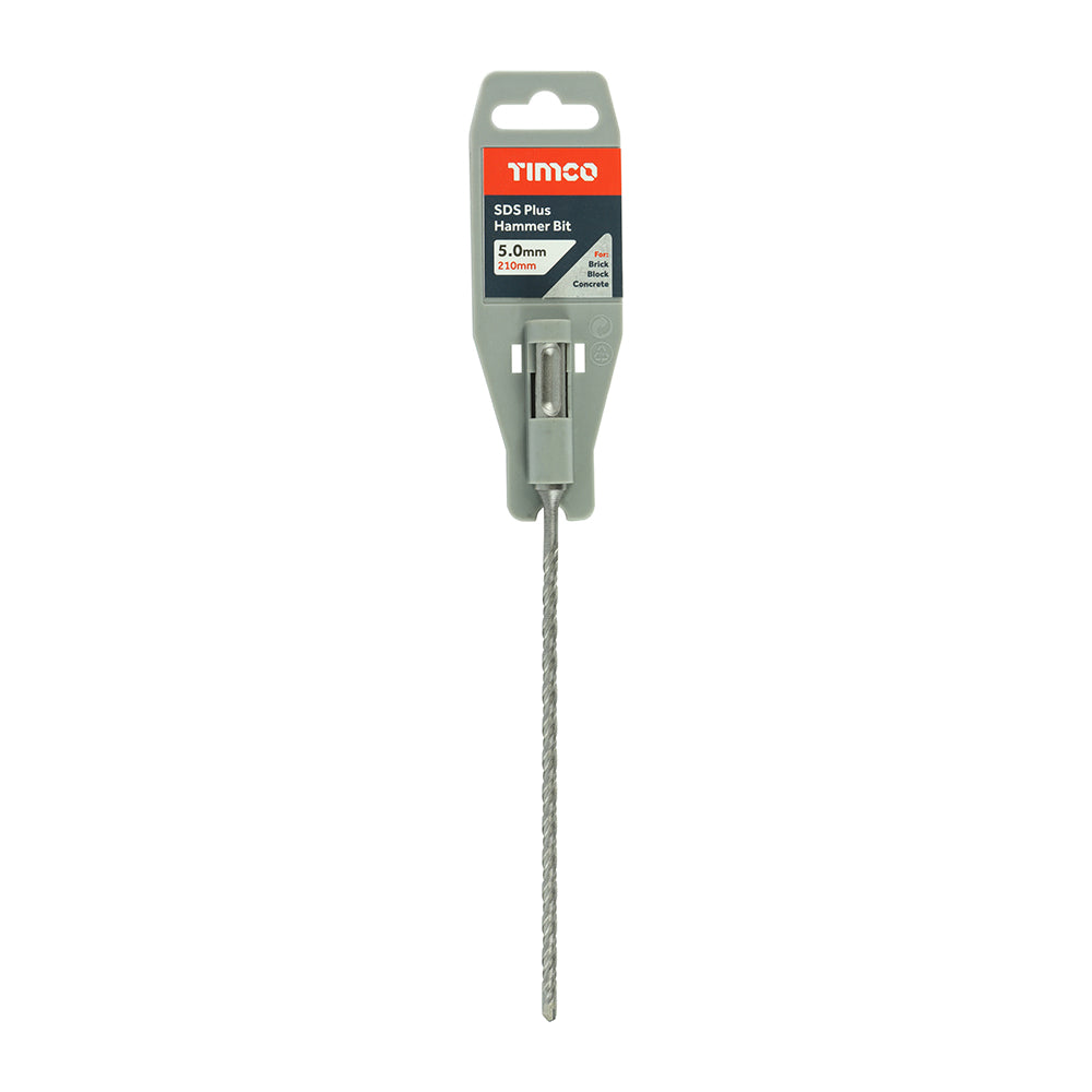 TIMCO SDS Plus Hammer Bits - 5.0 x 210 - Image