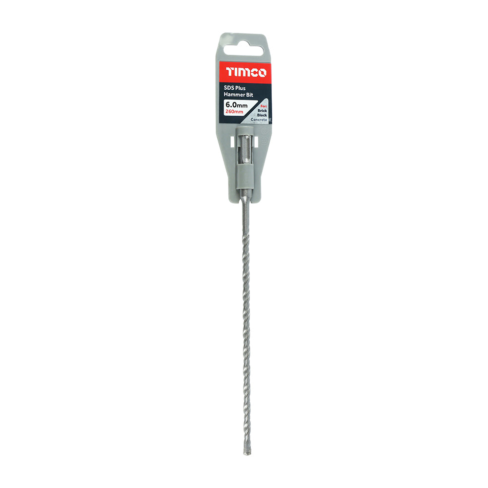 TIMCO SDS Plus Hammer Bits - 6.0 x 260 - Image