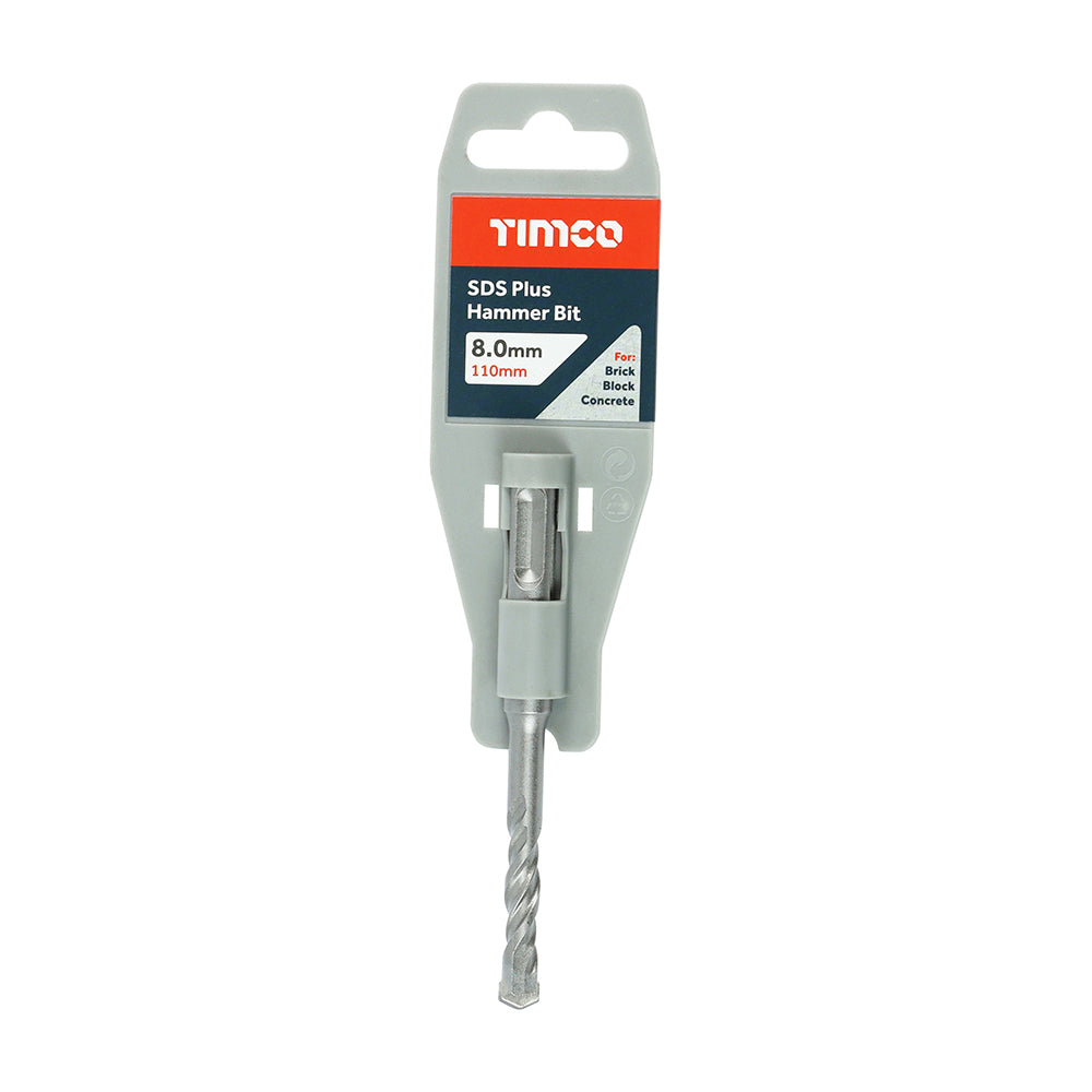 TIMCO SDS Plus Hammer Bits - 8.0 x 110 - Image