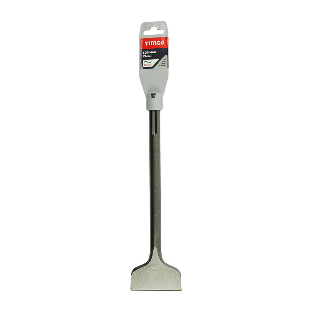 TIMCO SDS Max Steels Extra Wide Chisel - 75 x 300 - Image