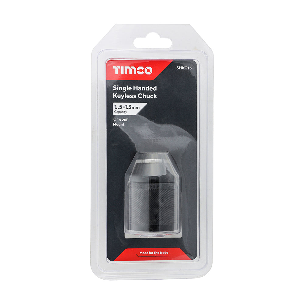 TIMCO Single Handed Keyless Chuck - 1/2" - Image