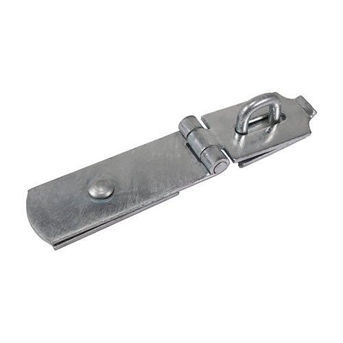 TIMCO Heavy Duty Swivel Pattern Hasp & Staple Bolt On Hot Dipped Galvanised - 8" - Image