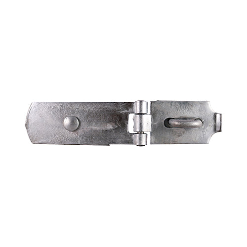 TIMCO Heavy Duty Swivel Pattern Hasp & Staple Bolt On Hot Dipped Galvanised - 8" - Image