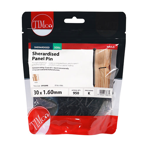 TIMCO Panel Pins Sherardised - 30 x 1.60 - Image