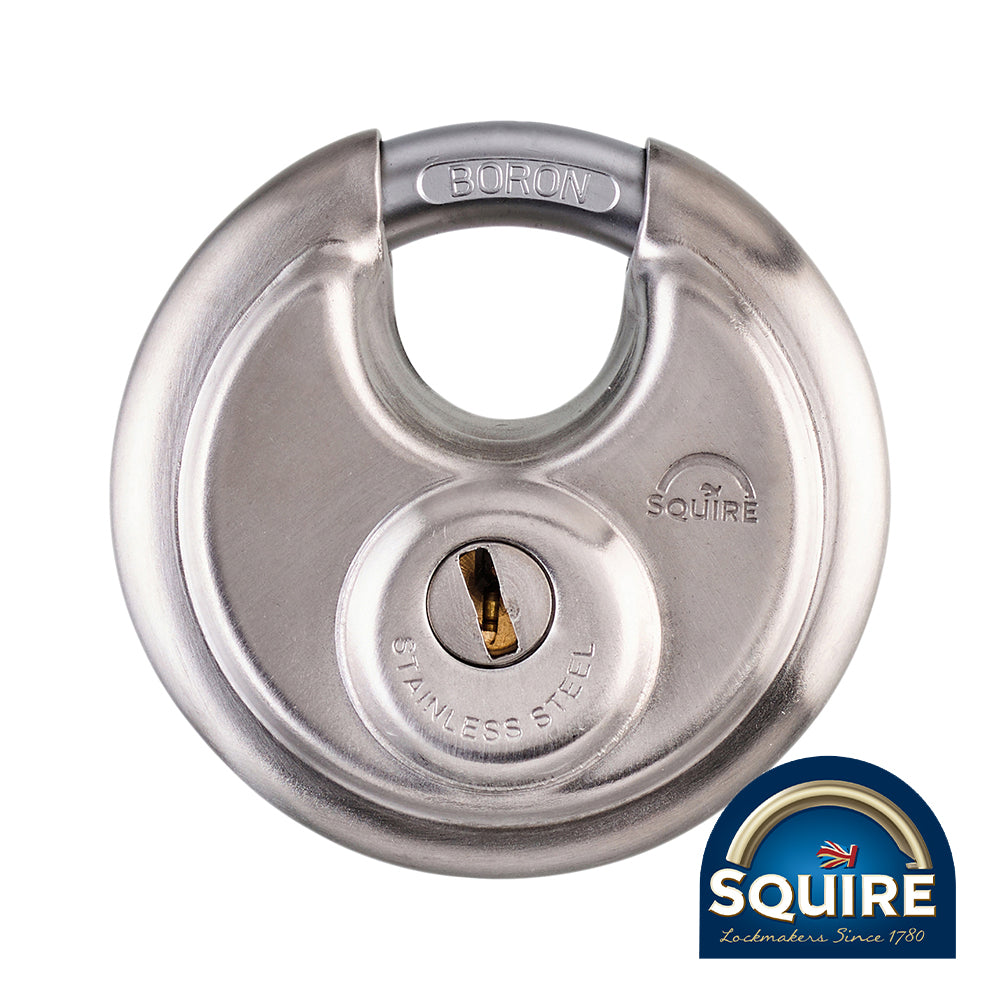 TIMCO Stainless Steel Disc Padlock - 70mm - Image