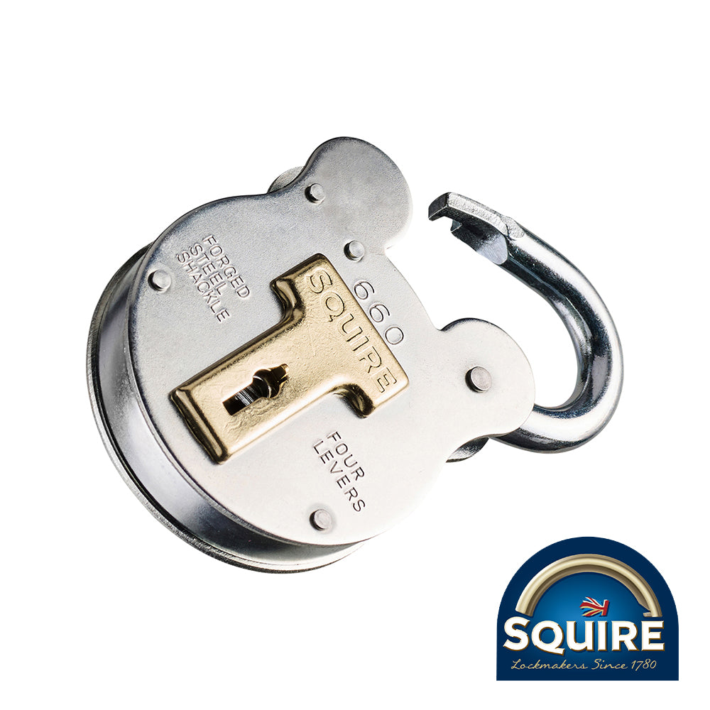 TIMCO Old English 4 Lever Padlock - 60mm - Image