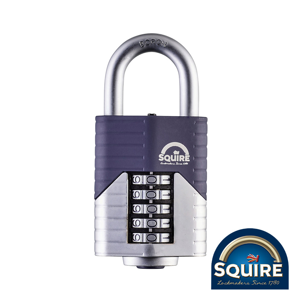TIMCO Vulcan Combination Padlock - Boron Open Shackle - 60mm - Image