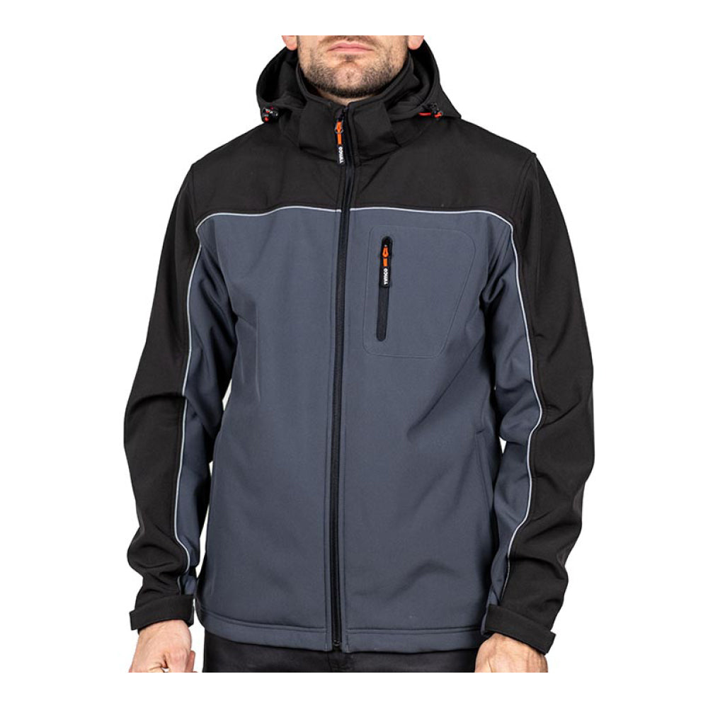 TIMCO Softshell Jacket - Grey/Black - X Large - Image