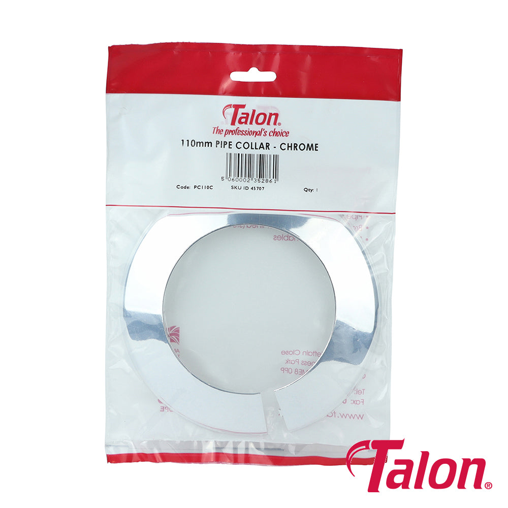 Talon Pipe Collar Chrome - 110mm - Image
