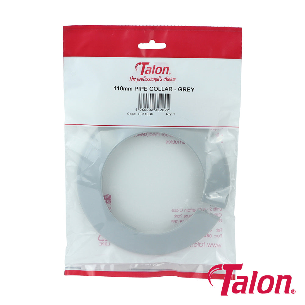 Talon Pipe Collar Grey - 110mm - Image