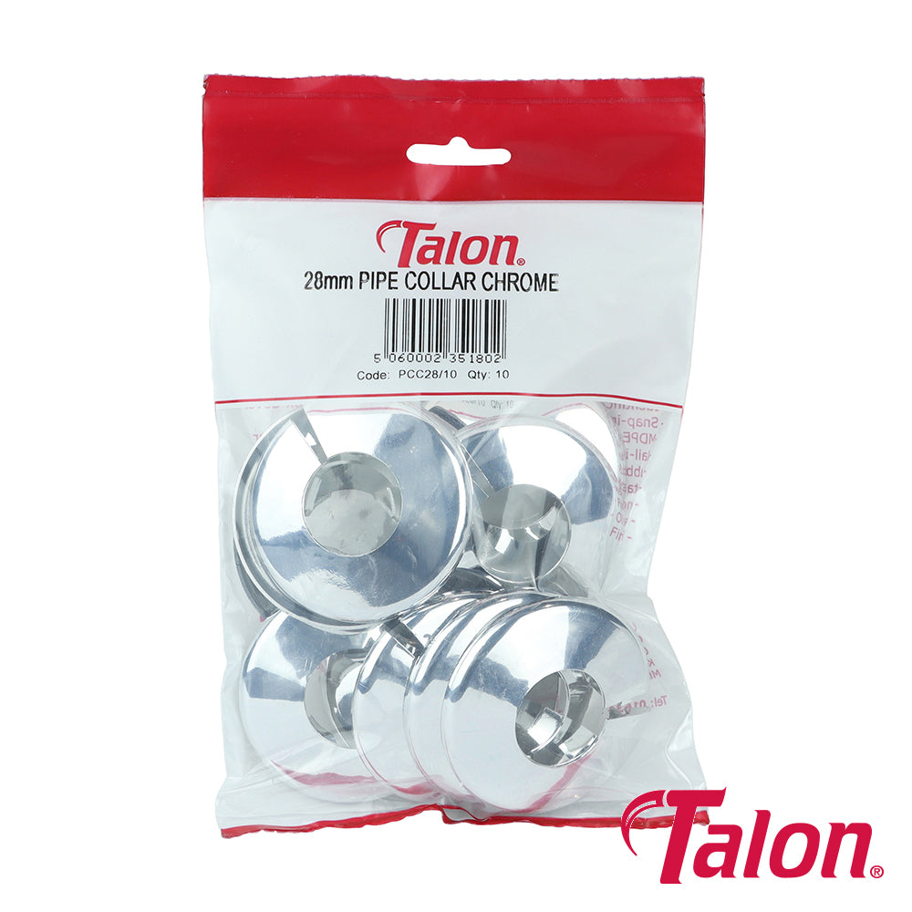 Talon Pipe Collar Chrome - 28mm - Image