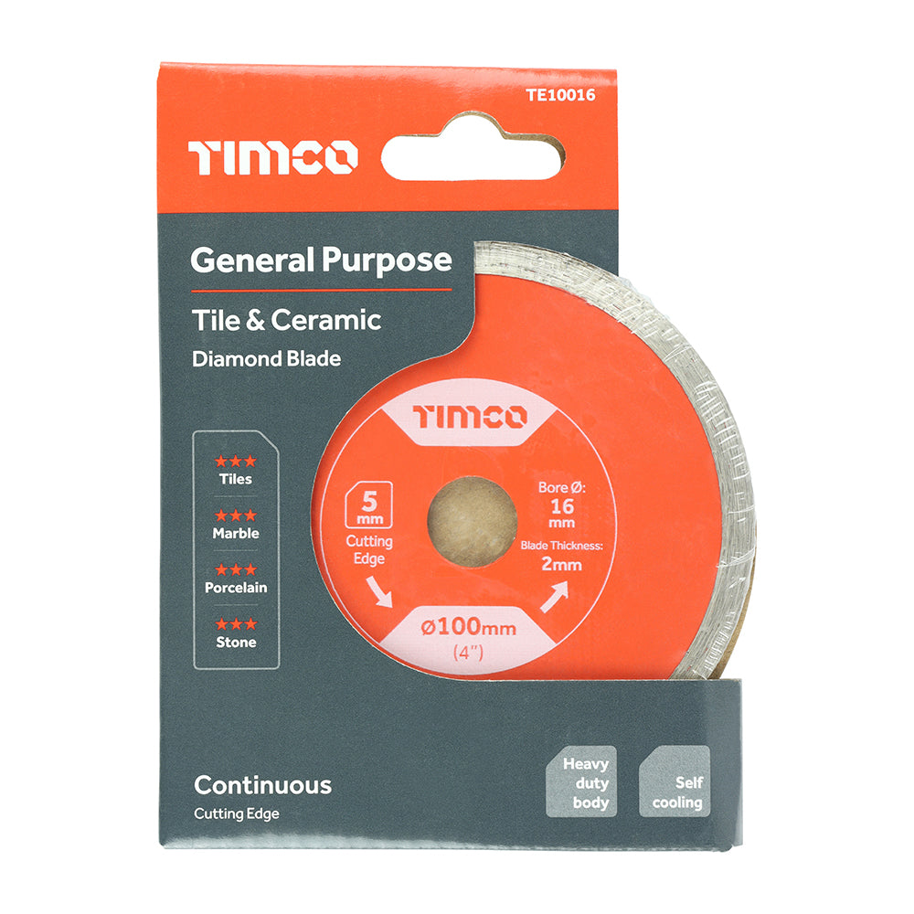 TIMCO General Purpose Tile & Ceramic Blade - 100 x 16.0 - Image