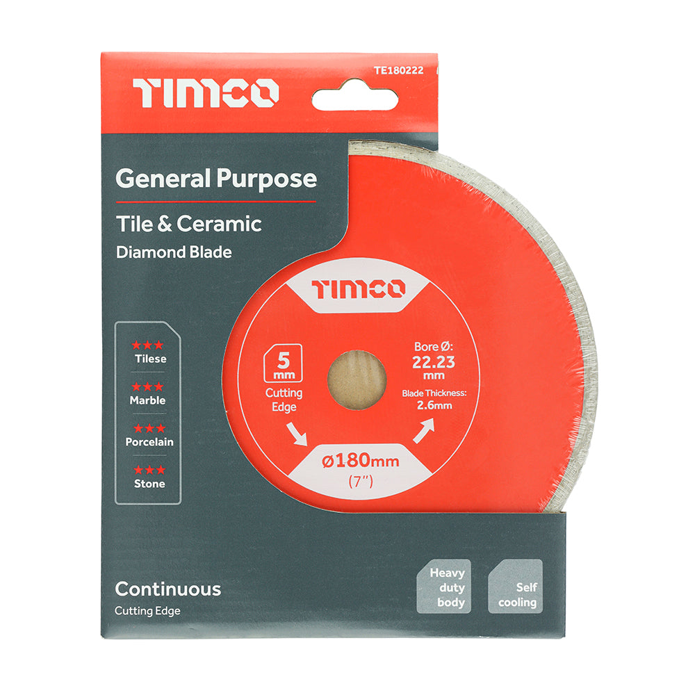 TIMCO General Purpose Tile & Ceramic Blade - 180 x 22.2 - Image