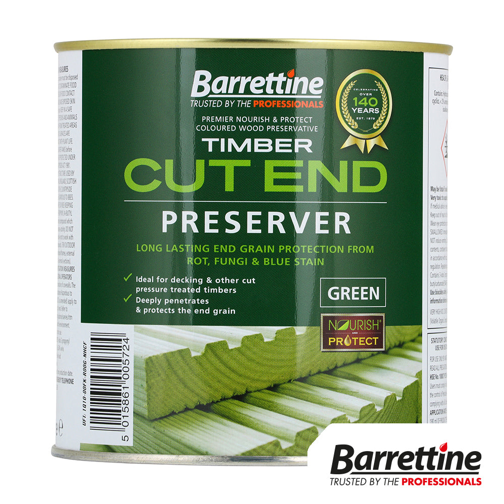 Barrettine Timber Cut End Preserver Green 1L - Image
