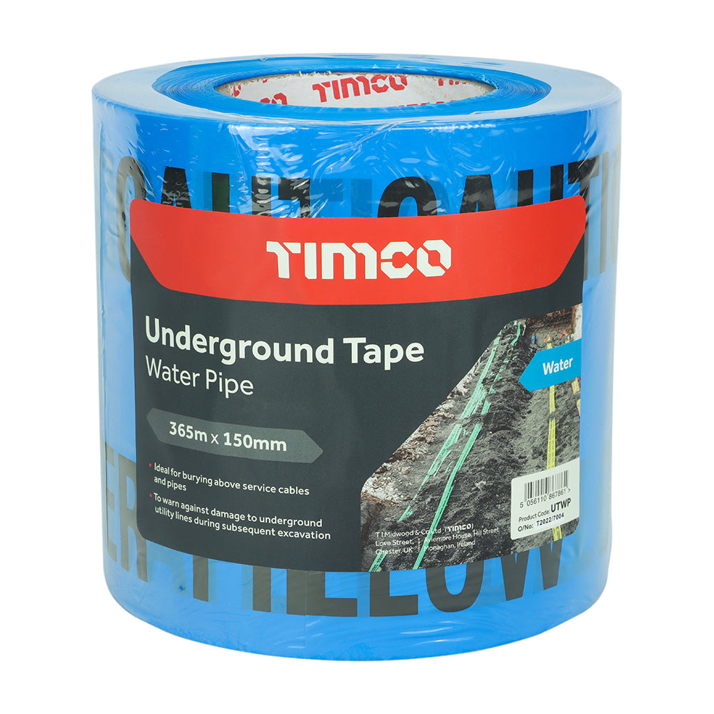 TIMCO Underground Tape Water Pipe - 365m x 150mm - Image