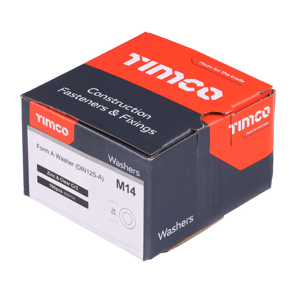 TIMCO Form A Washers DIN125-A Silver - M14 - Image