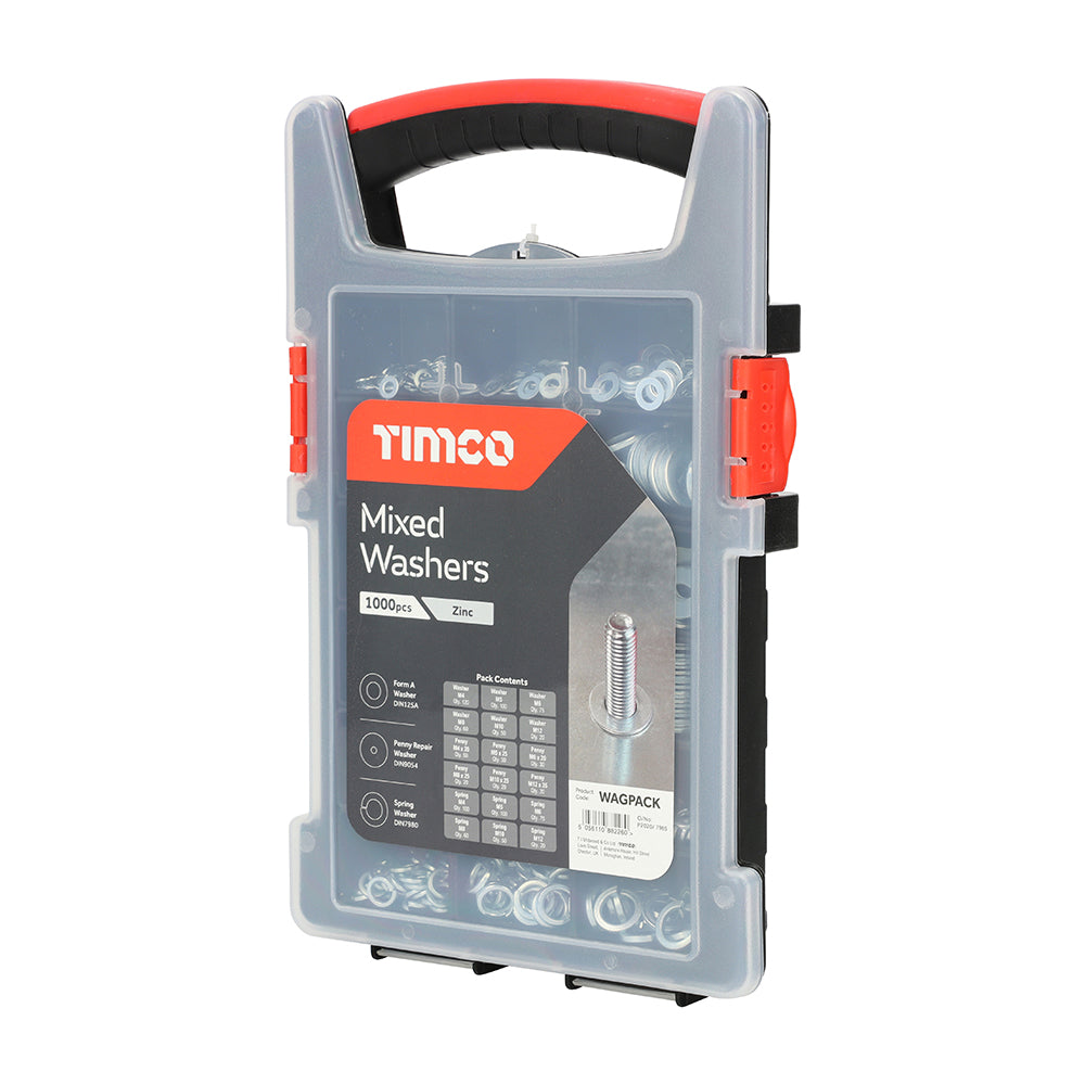 TIMCO Washers Mixed Grab Pack - 1000pcs - Image