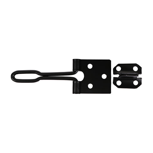 TIMCO Hasp & Staple Wire Pattern Black - 4" - Image