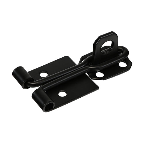 TIMCO Hasp & Staple Wire Pattern Black - 4" - Image
