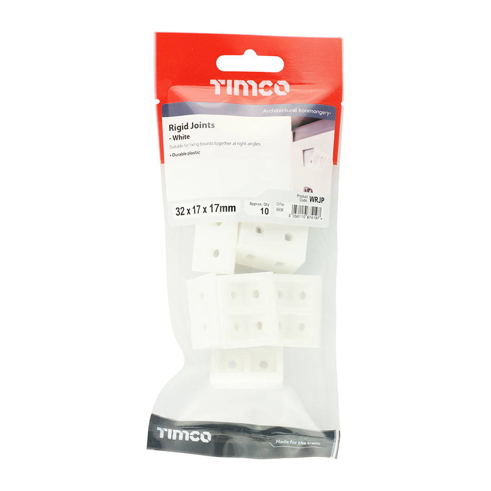 TIMCO Rigid Joints White - 32 x 17 x 17 - Image
