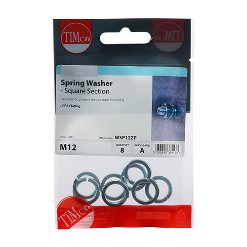 TIMCO Spring Washers DIM7980 Silver - M12 - Image