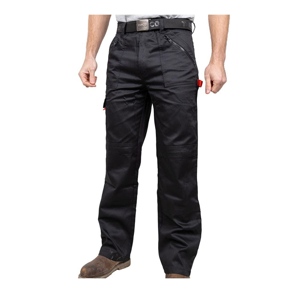 TIMCO Yardsman Trousers - Black - W30 L32 - Image