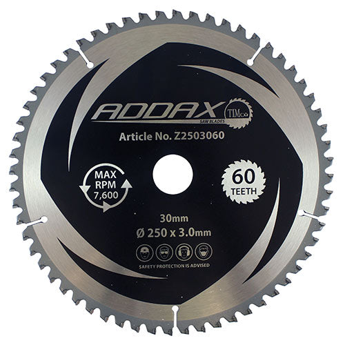 TIMCO 0° Mitre Saw Blade - 250 x 30 x 60T - Image