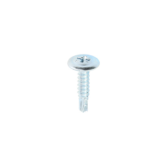 TIMCO Self-Drilling Wafer Head Silver Screws - 4.2 x 19 - Image