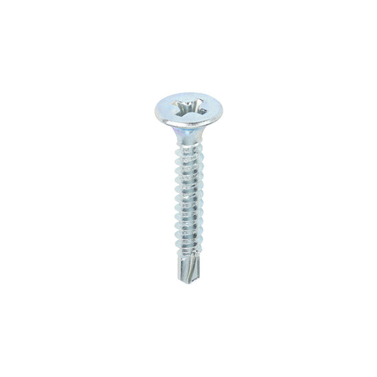 TIMCO Drywall Self-Drilling Bugle Head Silver Screws - 3.5 x 25 - Image
