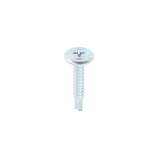 TIMCO Self-Drilling Wafer Head Silver Screws - 4.2 x 25 - Image