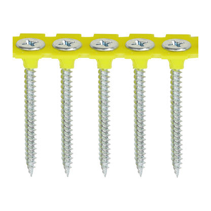 TIMCO Collated Drywall Fine Thread Bugle Head Silver Screws - 3.5 x 32 - Image