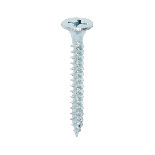 TIMCO Drywall Fine Thread Bugle Head Silver Screws - 3.5 x 32 - Image
