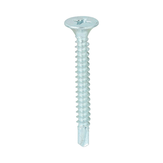 TIMCO Drywall Self-Drilling Bugle Head Silver Screws - 3.5 x 32 - Image