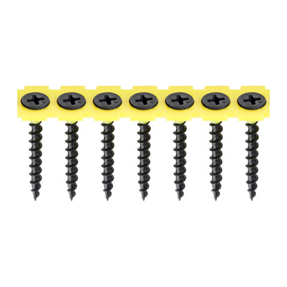 TIMCO Collated Drywall Coarse Thread Bugle Head Black Screws - 3.5 x 35 - Image