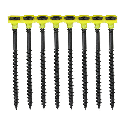 TIMCO Collated Drywall Coarse Thread Bugle Head Black Screws - 3.5 x 38 - Image