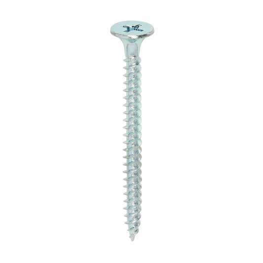TIMCO Drywall Fine Thread Bugle Head Silver Screws - 3.5 x 45 - Image