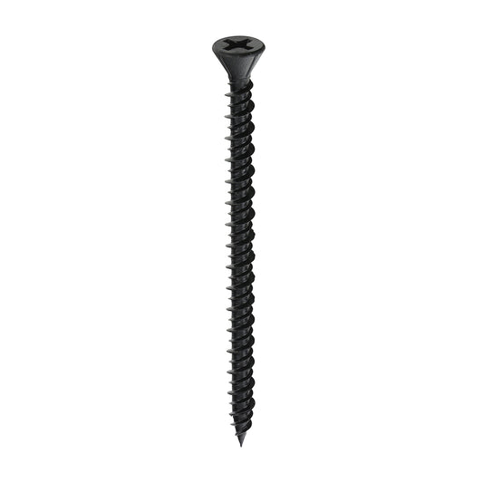 TIMCO Drywall Reduced Countersunk Black Dense Board Screws - 3.9 x 55 - Image