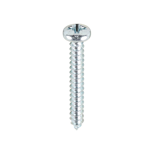 TIMCO Self-Tapping Pan Head Silver Screws - 6 x 1 - Image