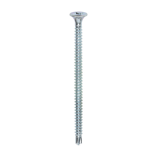 TIMCO Drywall Self-Drilling Bugle Head Silver Screws - 3.9 x 65 - Image
