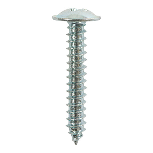 TIMCO Self-Tapping Flange Head Silver Screws - 8 x 1 - Image