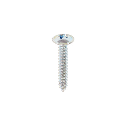 TIMCO Self-Tapping Flange Head Silver Screws - 8 x 1 - Image
