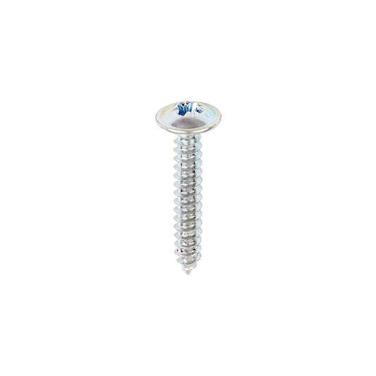 TIMCO Self-Tapping Flange Head Silver Screws - 8 x 1 - Image