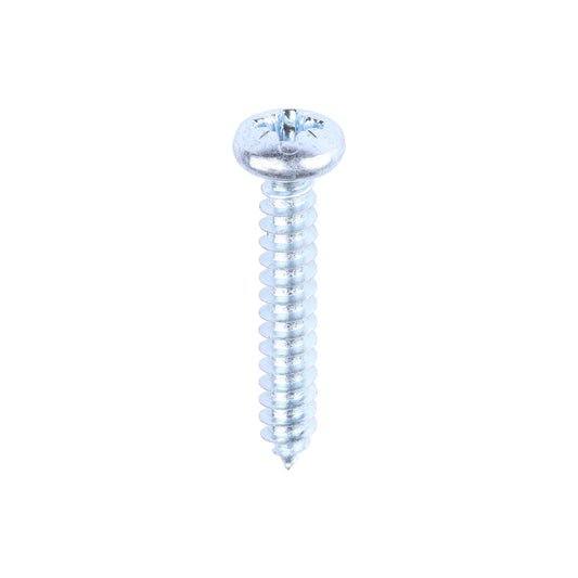 TIMCO Self-Tapping Pan Head Silver Screws - 8 x 1 - Image