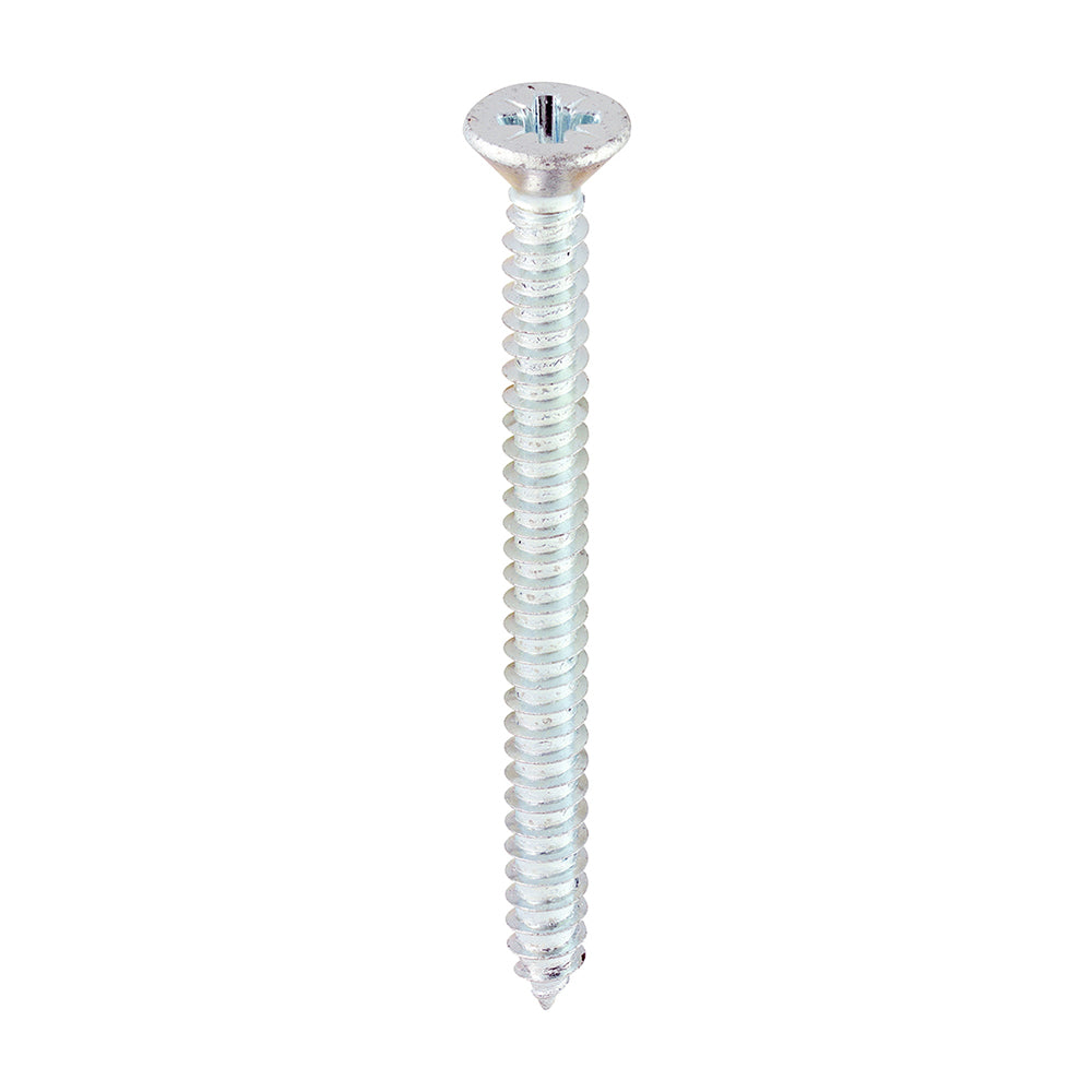 TIMCO Self-Tapping Countersunk Silver Screws - 8 x 2 - Image