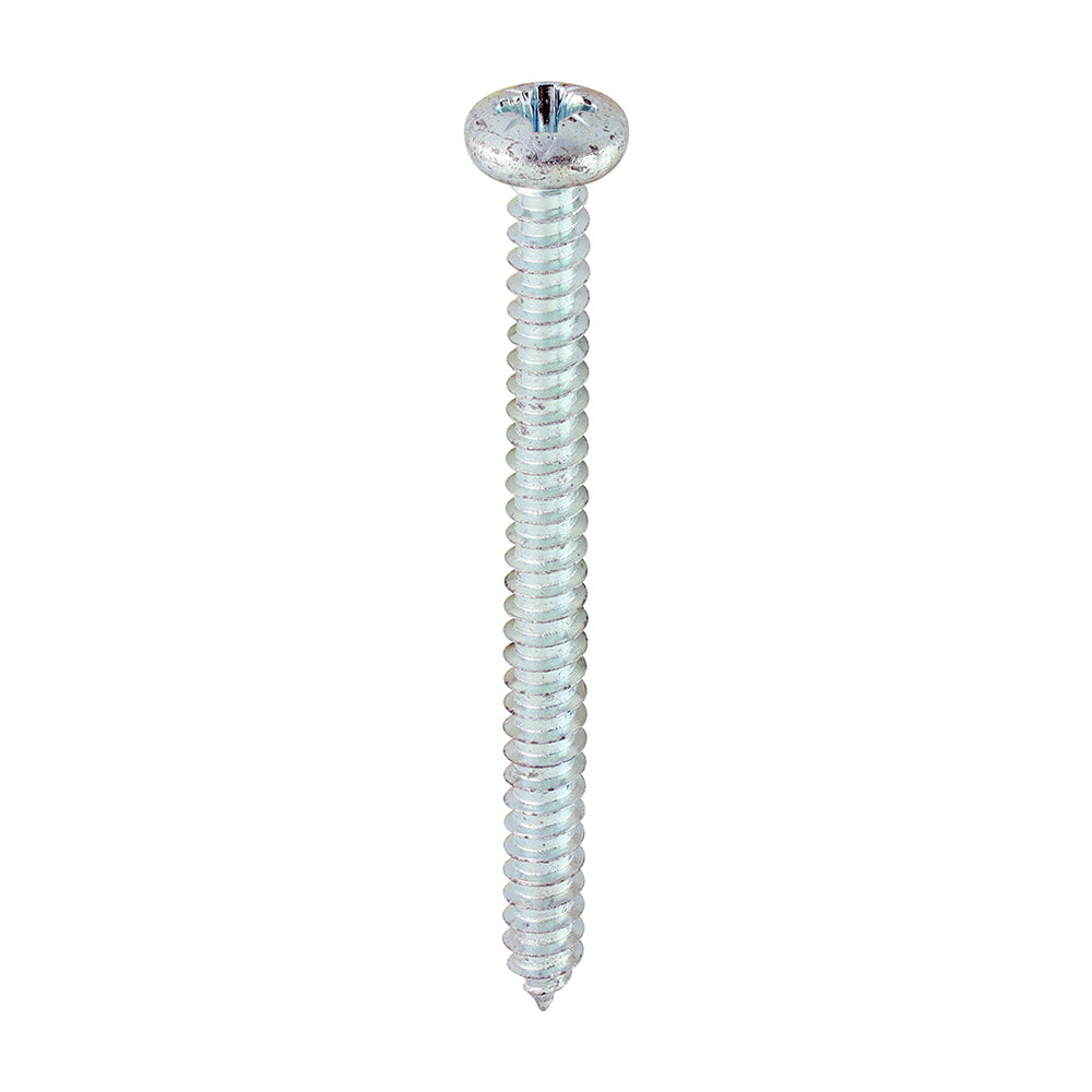 TIMCO Self-Tapping Pan Head Silver Screws - 8 x 2 - Image